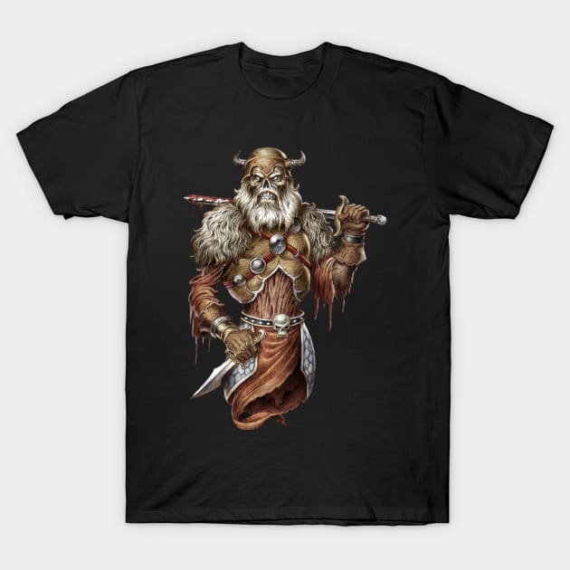 Viking Ghoul T-Shirt by Paul_Abrams